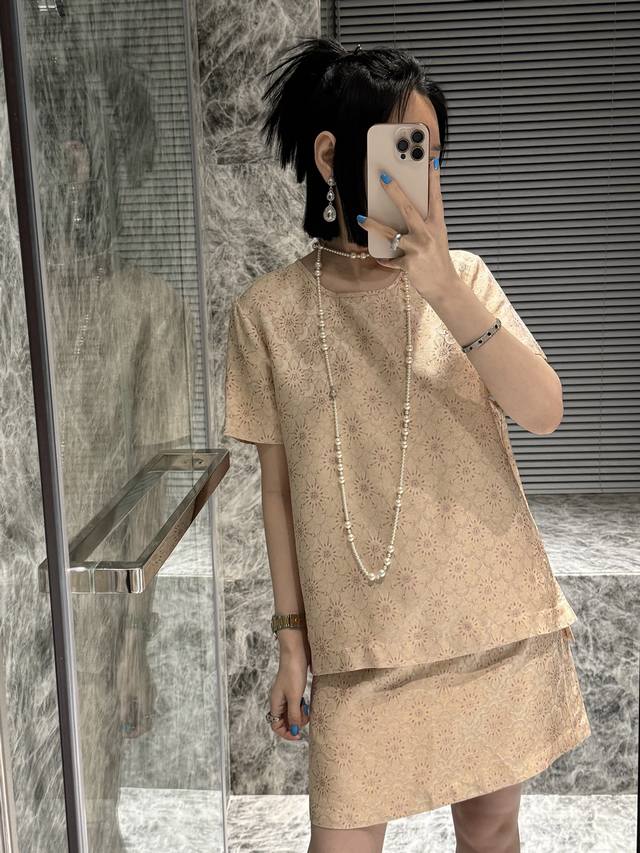 上衣 240半裙上新真丝宋锦套装，S-Xl