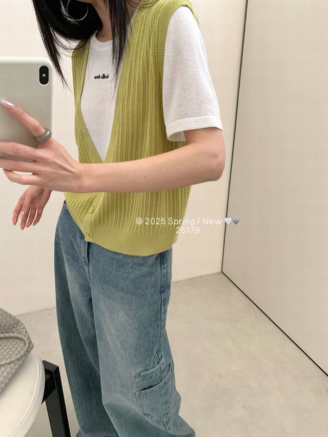 绣字母短袖假两件