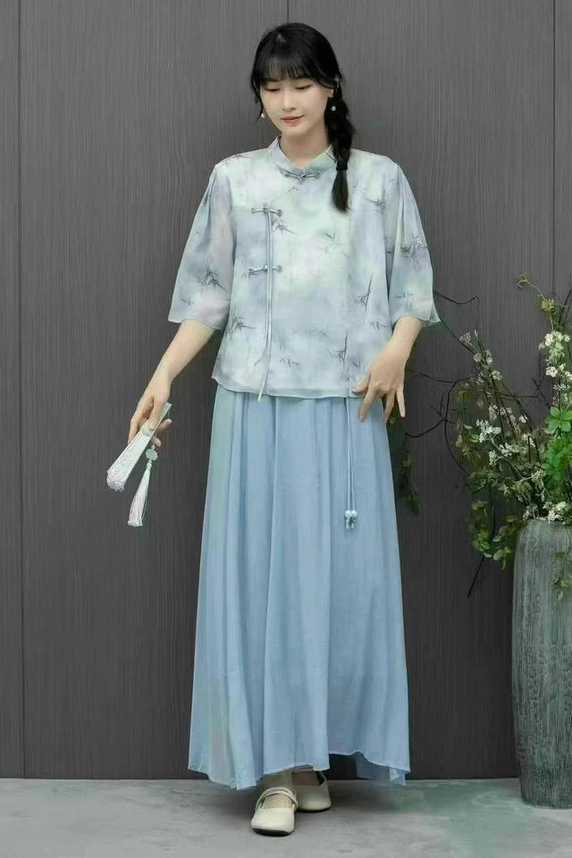 春夏新款 国风套装颜色多多