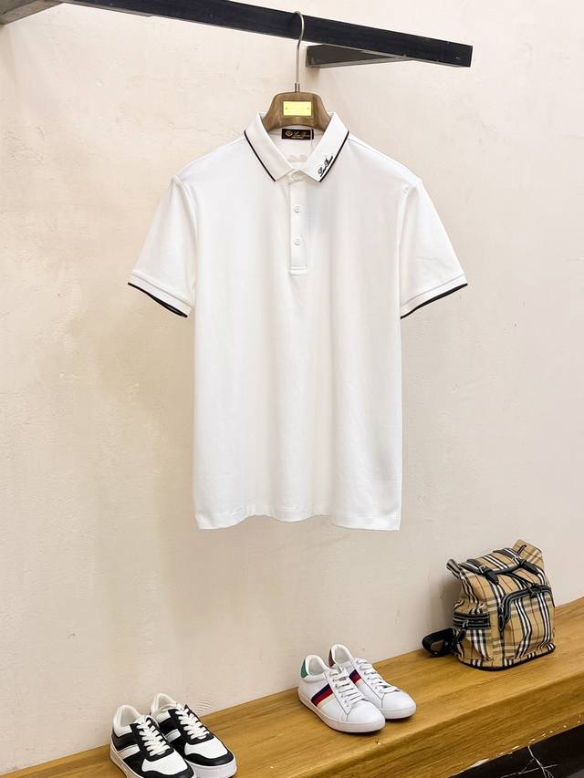 开春新品 L P2580Ss夏季新款字母Logo男士翻领Polo衫！经典商务男款，高端男装的天花板级别的商务男款！简约时尚大气不失优雅，单穿内搭体面过人，品质控