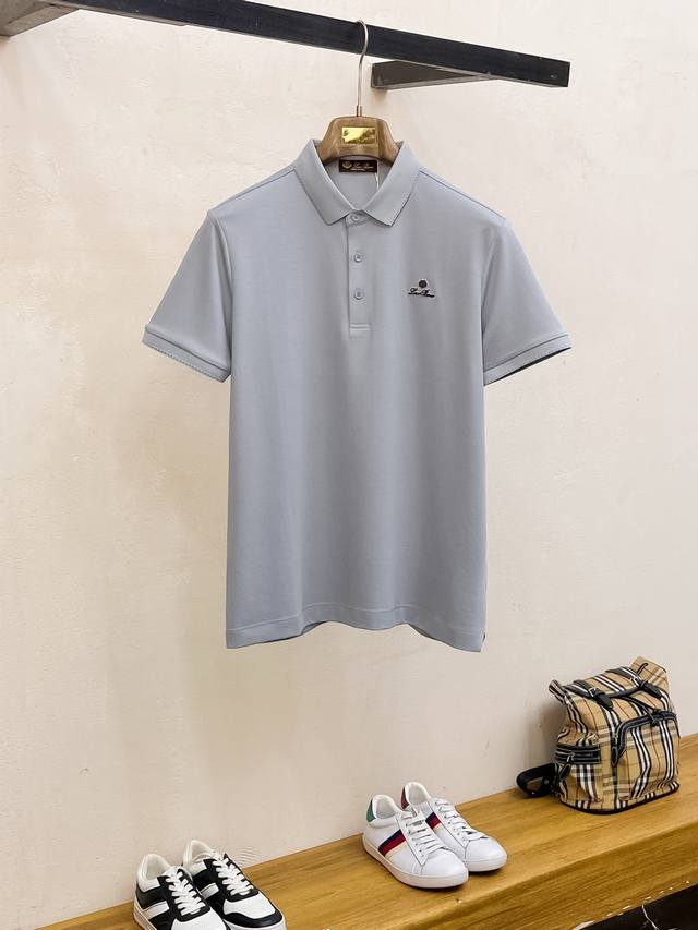 开春新品 L P2580Ss夏季新款字母Logo男士翻领Polo衫！经典商务男款，高端男装的天花板级别的商务男款！简约时尚大气不失优雅，单穿内搭体面过人，品质控