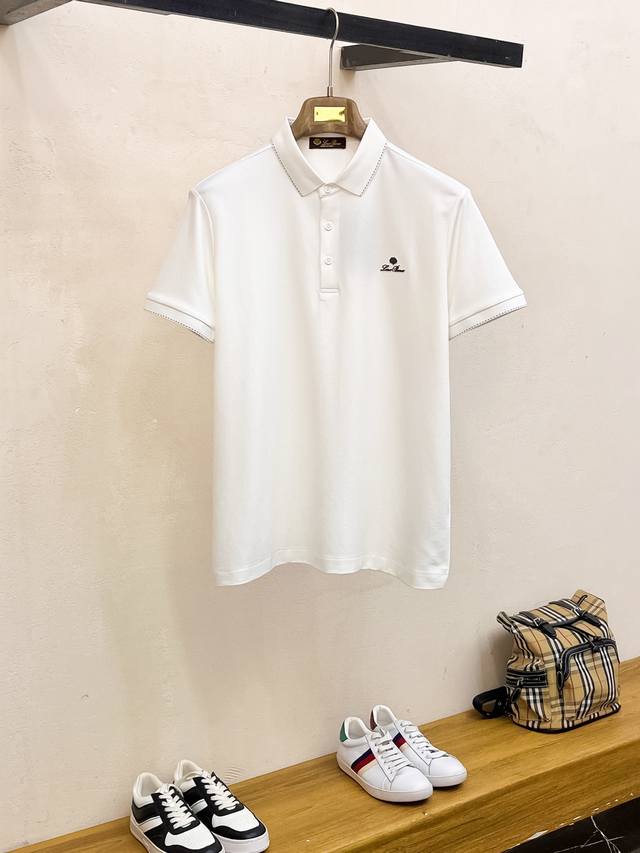 开春新品 L P2580Ss夏季新款字母Logo男士翻领Polo衫！经典商务男款，高端男装的天花板级别的商务男款！简约时尚大气不失优雅，单穿内搭体面过人，品质控