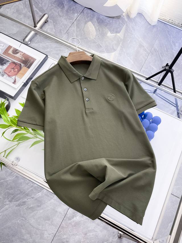 开春新品 路易威登 Lv 2025Ss夏季新款字母Logo男士翻领Polo衫！经典商务男款，高端男装的天花板级别的商务男款！简约时尚大气不失优雅，单穿内搭体面过