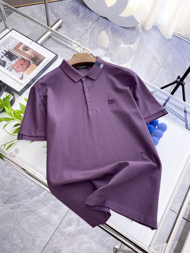 开春新品 Dg 2025Ss夏季新款字母Logo男士翻领Polo衫！经典商务男款，高端男装的天花板级别的商务男款！简约时尚大气不失优雅，单穿内搭体面过人，品质控