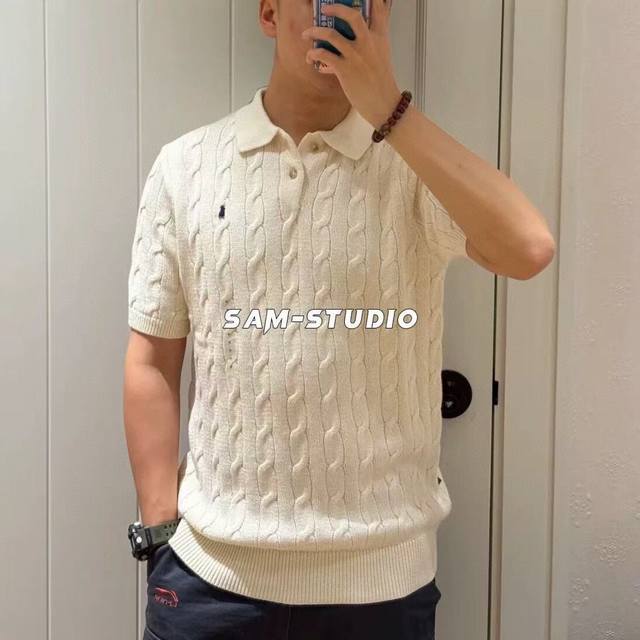 顶级版本 官网同步翻领纯色小马刺绣Logo针织短袖糯叽叽的 小马刺绣点缀就很好看，搭配和阔腿裤无论怎么搭都不会出错，一眼望去便是老派贵族的优雅随随便便就能穿出高