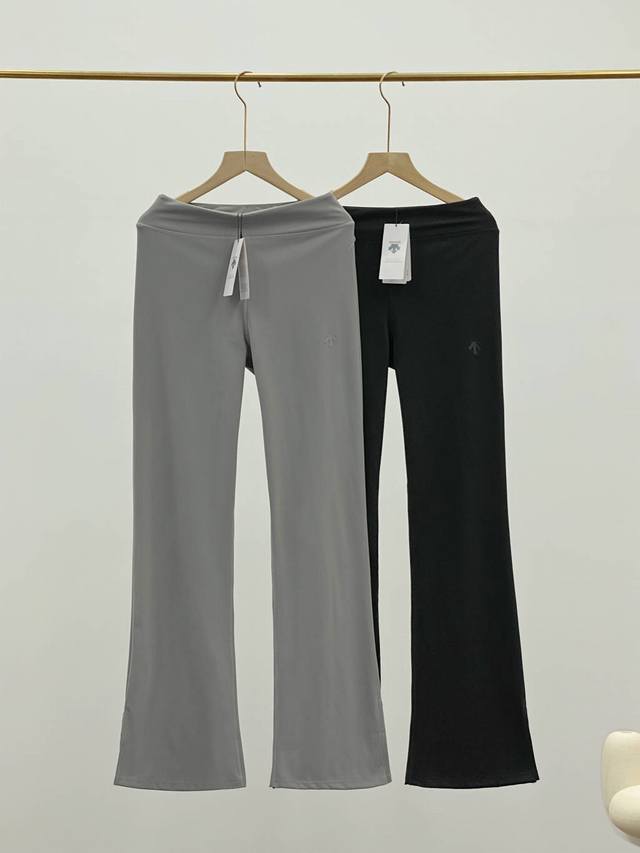 Des迪桑特Women’S 女士阔型针织运动长裤新品 立体裁剪，拼接设计款，弯刀裤阔腿裤香蕉裤，25年新款面料巨巨巨舒服，自带松弛的廓形，人见人夸的裤子，版型无