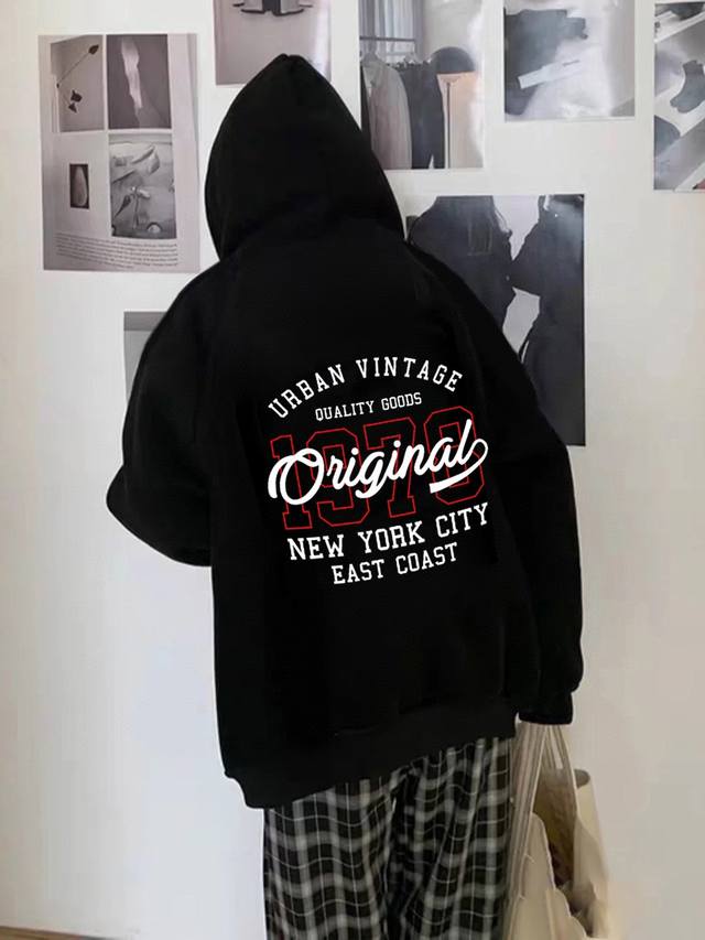 Mlb-Ny西海岸限定春季连帽卫衣 高品质，做细节 甄选新疆华棉面料 手感软糯细腻 上身充满质感 非常轻便舒适运动宽松版型不紧身 轻松驾驭无压力 全衣平车走线