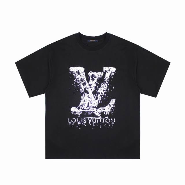 Louis Vuitton 路易威登 24Ss新款涂鸦短袖T恤 原版面料开发，官方专柜同款！ 印花平整，立体感强！手感柔软透气、不易脱落、不开裂、弹力十足！ 螺
