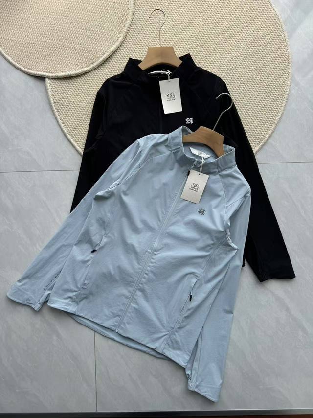 Kolon Sport可隆防晒衣Upf70+男女弹力轻薄夹克春夏防晒夹克外套 面料全部采用高定制面料，轻质量感，挺阔有型，四面弹结构，同时具有接触凉感功能性。简