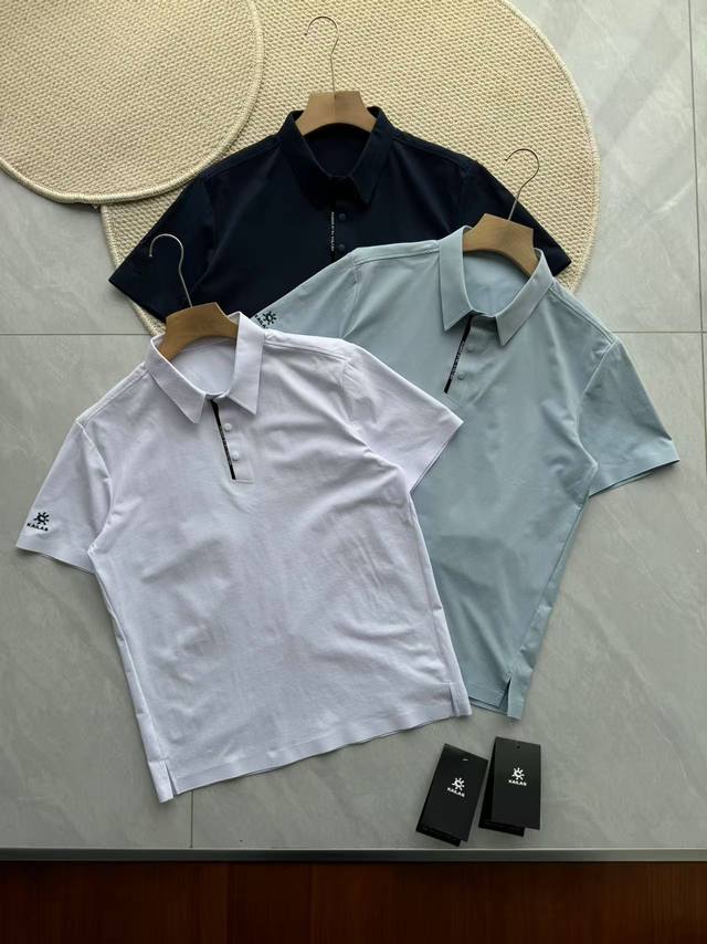 凯乐石Kailas 压胶工艺速干polo衫夏季防晒商务翻领快干透气运动短袖 M-Xxl 黑色 白色 浅蓝 原纱吸湿速干科技面料，此款科技面料他既有棉的质感，领子