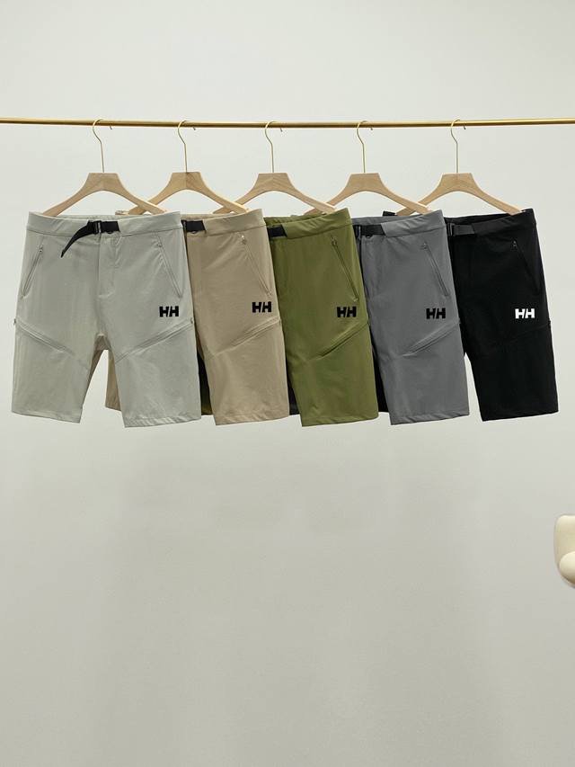 Hellyhansen Hh海丽汉森户外系列速干休闲短裤 浅灰 卡其 军绿 深灰 黑色 M-4Xl 挖到一条海丽汉森短裤，入手不亏！ 立体剪裁贴合人体，不管是徒
