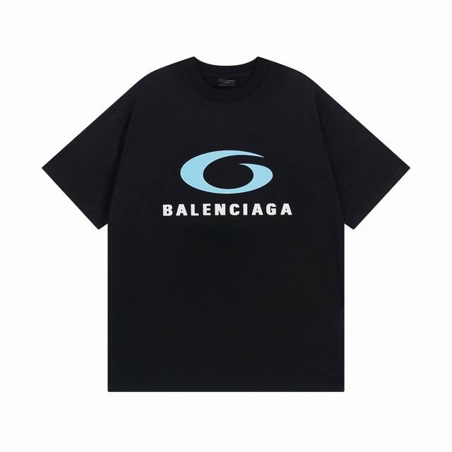 Balenciaga 巴黎世家2025 Ss Loop Sports Icon印花短袖T恤 本市场No.1的质量 真正天花板品质 全部原版开发注意细节图 避免被