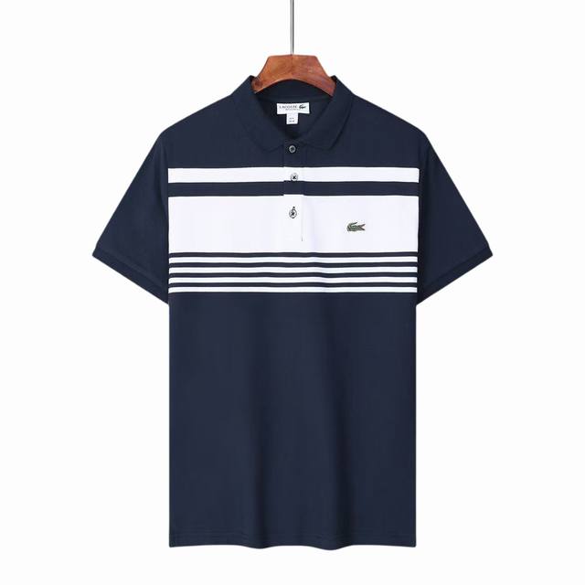 上新 Lacoste法国鳄鱼男装经典休闲正肩短袖T恤多色翻领polo衫密码ph2501万针刺绣情侣款男女同款翻领polo衫打底衫商务时尚简约风polo衫高端面料