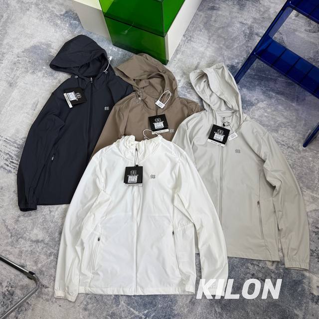 Kolon Sport 可隆男女Air Light防风防泼水户外夹克Upf80+户外防晒衣皮肤衣 新款防晒衣超好透气性 面料舒适细腻柔软亲肤，面料成份90锦纶1