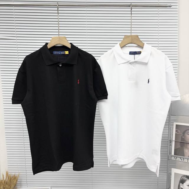 拉夫劳伦Ralph Lauren经典小标刺绣翻领短袖polo 采用320G进口空气层珠地棉扎实不变形 同缸染色螺纹，成衣水洗落色，无色差 主供平台直播 p实体