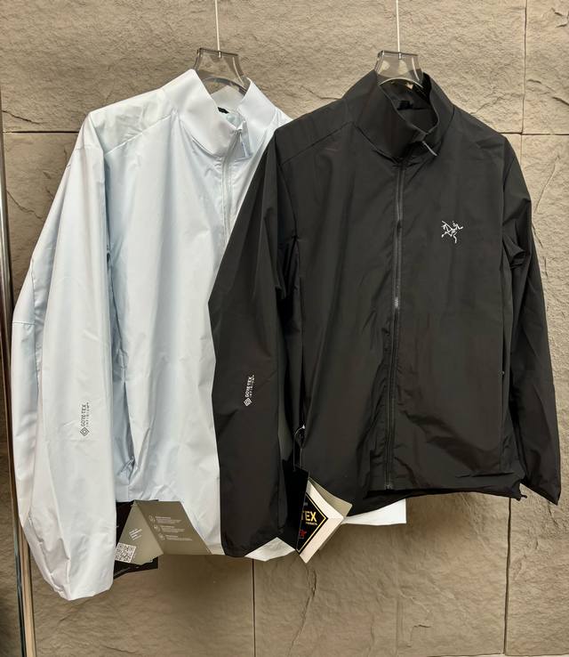 原版定制1:1薄款立领小夹克 Arc'teryx 始祖鸟专柜同Solano Jacket款高品质春款极品户外运动轻量化立领防风软壳男女夹克外套上衣 1高品质 高