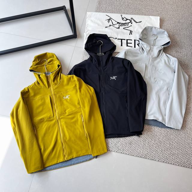 平铺图 顶级全压胶版本Arcteryx Gamma Mx始祖鸟防风冲锋衣 100％放心出门 随意进出任何潮流场合户外全天候系列 Essentials Gamma