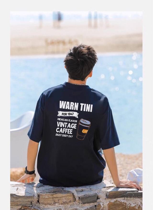 260G重磅纯棉 The North Face 北面 Tnf 美式复古 咖啡 1947 短袖T恤 男女同款 半袖 情侣款 面料工艺： 1.260G重磅纯棉，10