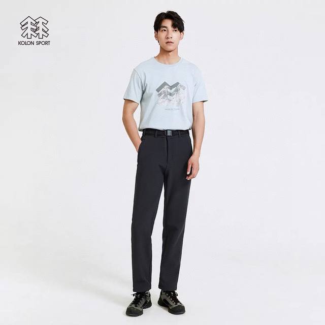 Kolonsport可隆休闲速干长裤男款户外防腰带速干长裤 2025新款运动裤子软壳速干裤！ 一款封神之作的男士长裤，不仅户外可穿，城市商务休闲也可搭配！ 官W