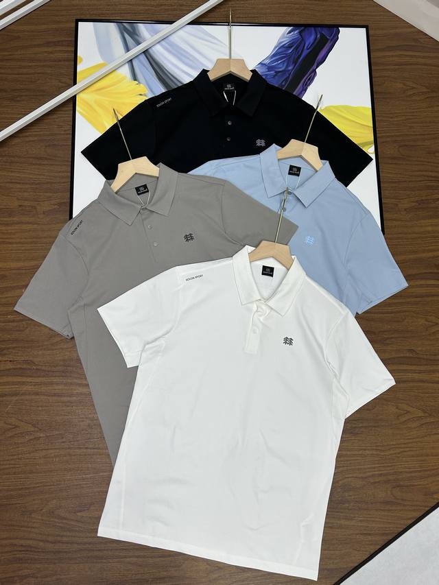 可隆四色齐发 Kolon Sport可隆polo衫夏季短袖速干T恤小翻领防晒运动上身垂感十足 版型完美，吸汗透气，百搭休闲！这款可家的polo衫，遵循并致敬精典