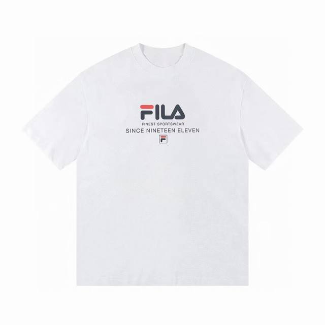 高品质斐乐Fl2025夏季最新系列胸前印花经典圆领短袖 风格简单大方，特具吸引力！版型不挑人，可盐可甜， 基础搭配谁穿都好看！版型整体宽松舒适，很Nice 时髦