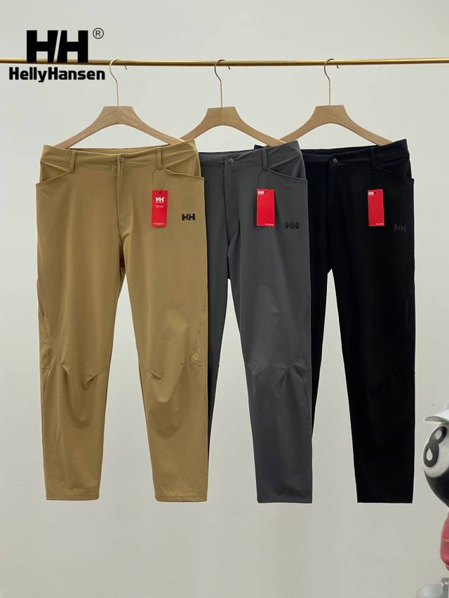 海丽汉森Helly Hansen Hh春夏新款男士户外都市休闲梭织长裤，通勤系列立体剪裁！春夏薄款透气舒适百搭直筒裤休闲裤上身舒适 耐穿耐磨、面料90%锦纶+1
