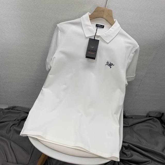高品质盒装 主推 纯色polo衫的天花板 爆款 始祖鸟新款Logo男款商务休闲经典翻领polo衫T恤！ 独家配色独家面料 断货王 限定礼盒装 退回请带盒 不要影