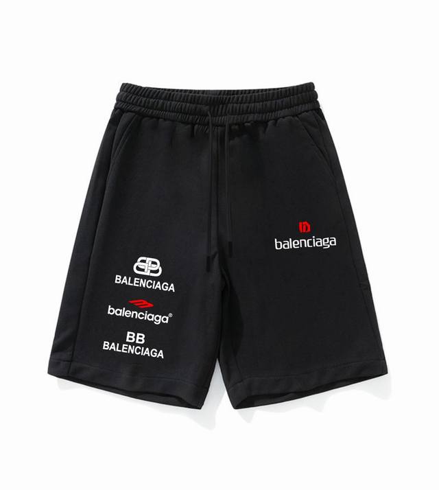 Balenciaga巴黎世家赛车手休闲运动短裤 原版面料高版本高品质 网红明星同款 甄选新疆华棉面料 ，舒适柔软透气 ，侧口袋加深设计，储物空间大，外出便捷，手