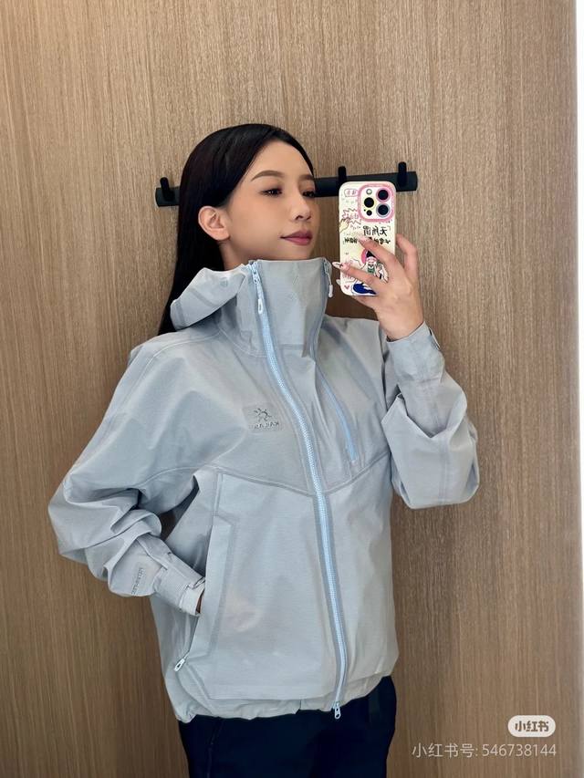 4.15号远天蓝 开始发货 Kailas 凯乐石25春季最新款 索松 机能 户外压胶连帽冲锋衣登山透气防风防水硬壳冲锋衣 1凯乐石索松全新硬壳冲锋衣夹克，Gtx