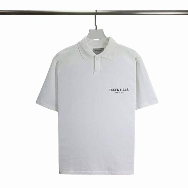 顶级版本Fear Of God Fog Essentials 3Ｍ反光，新复线纯棉短袖polo衫 高品质翻领polo面料采用高端采用双纱爽滑棉！丝滑柔顺！不变形