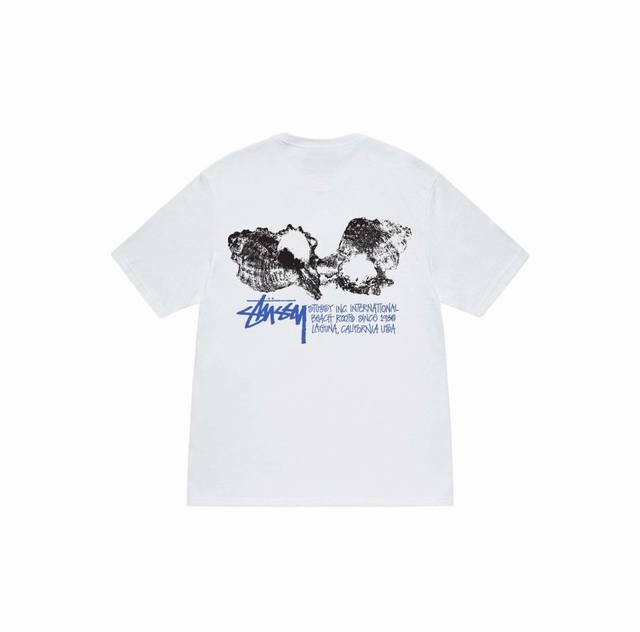 1096款斯图西Stussy高品质短袖，260克双纱面料，现货可报，宽松版型，最大穿到220斤都行，码数Mlxlxxl，颜色：黑色，白色，藏青色