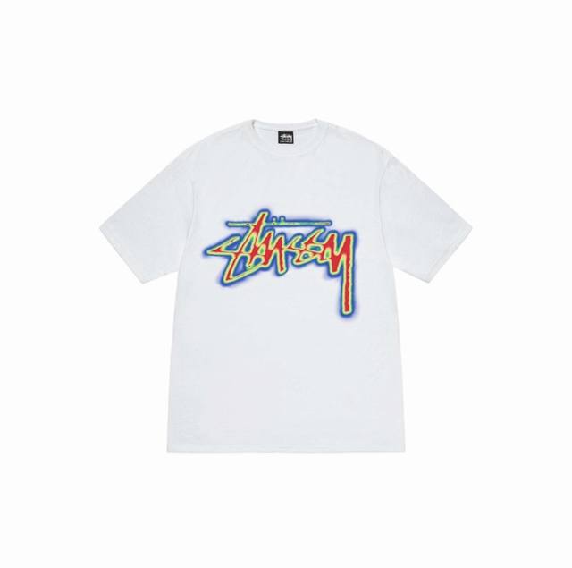 1083款斯图西Stussy高品质短袖，260克双纱面料，现货可报，宽松版型，最大穿到220斤都行，码数Mlxlxxl，颜色：黑色，白色，藏蓝色，灰色