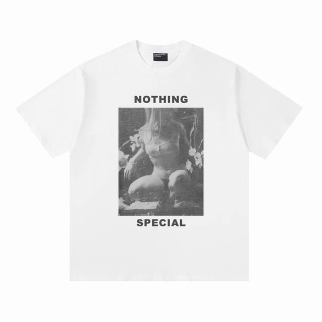 Ert10 复古美式短袖T 颜色：白色 码数:S-Xl