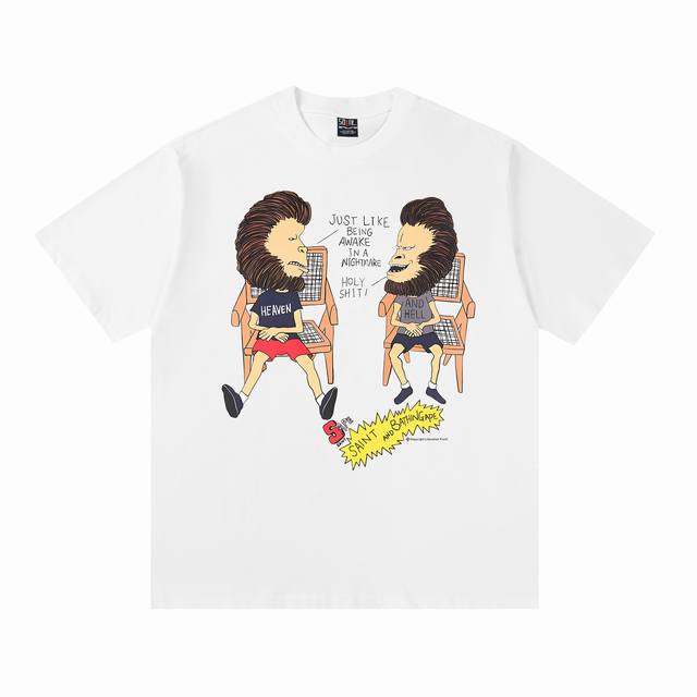 Sa06 复古美式卡通短袖T 颜色：图片色 码数:S-Xl
