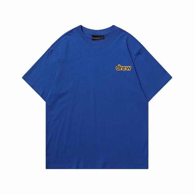 Y10 Drew 新款爆炸T恤 #Y10 杨洋同款！范丞丞同款！ 码数：S-Xl 颜色： 克莱因蓝 白色 黑色
