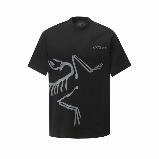 9023# Arctetyx 始祖鸟 Archaeopteryx 标识印花短袖T恤 原版定制辅料 吊牌 包装袋 贴纸 洗水唛 防尘纸 9270克 双纱面料 定织
