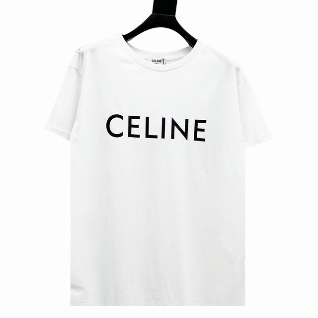 款号Y212 Celine 赛琳 经典字母印花基础款短袖T恤 Ce气质清爽干净的短袖T恤 夏天T恤季到了，你准备好了吗？！精选厚实的平织棉布制作，面料质感瓷实很