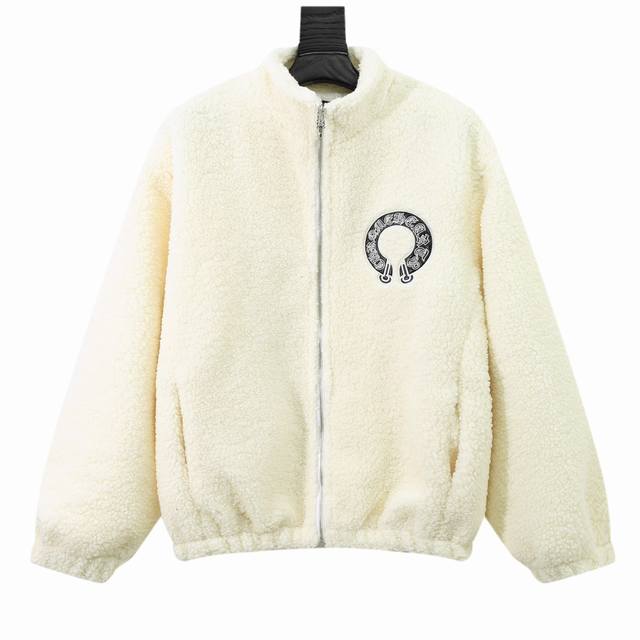 款号Y611 Chromehearts 克罗心 刺绣字母兔绒拼接棒球服外套 渠道精品 潮男潮女Zui爱的棒球服夹克，市场各级版本都有 细节你们一定要对比 ，最牛