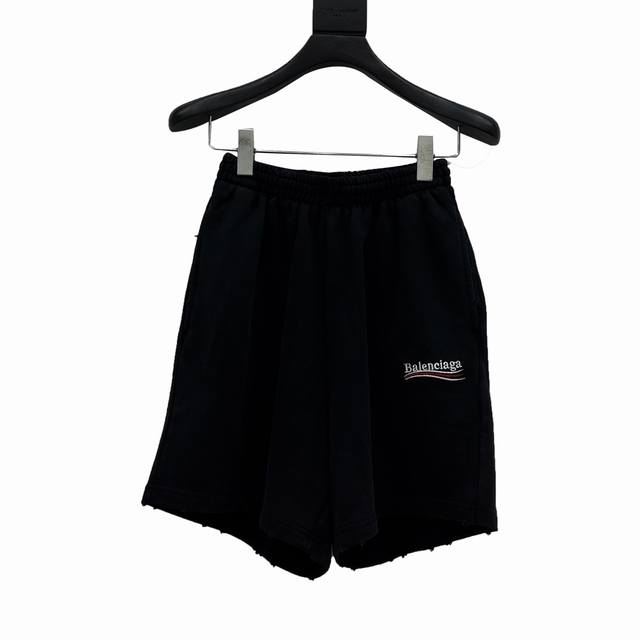 款号Y332 Balenciaga 巴黎世家 24Ss 水洗可乐波浪印花短裤 购入原版对版操作今年新发售的可乐区别往年，此款照搬原板品质采用面部21*21底部6