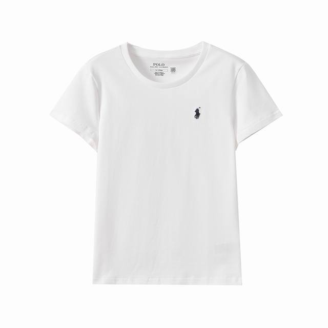 新品上市 拉夫劳伦夏季新品女款经典小马刺绣Logo，采用原版一致面料32织亲水面料，柔软舒服，克重升级，与原版一致版型，一比一还原，随意搭配