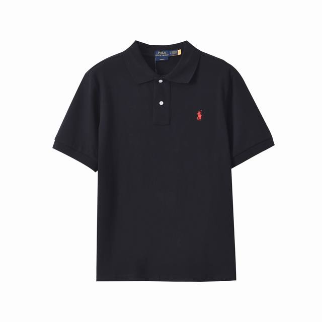 新品上新 拉夫劳伦新品经典小马刺绣Logo珠地polo ，采用原版一致纯棉珠地230克面料，版型跟原版一致，领标可扫码进官网，定制原版一致四张洗水麦