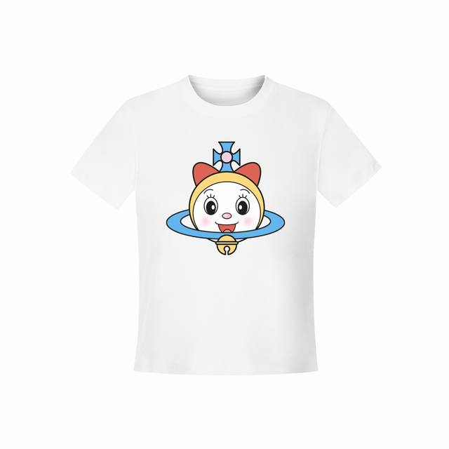 Vivienne West Wood 西天后薇薇安 2025夏季新款动漫系列土星设计款哆啦A梦Logo正肩短袖T恤 女款 全网独家纯棉高品质 款号：Vi22 尺