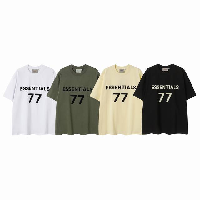 fog#F25 Essentials 字母Logo短袖 颜色：白 黑 杏 灰 尺码：S~Xl