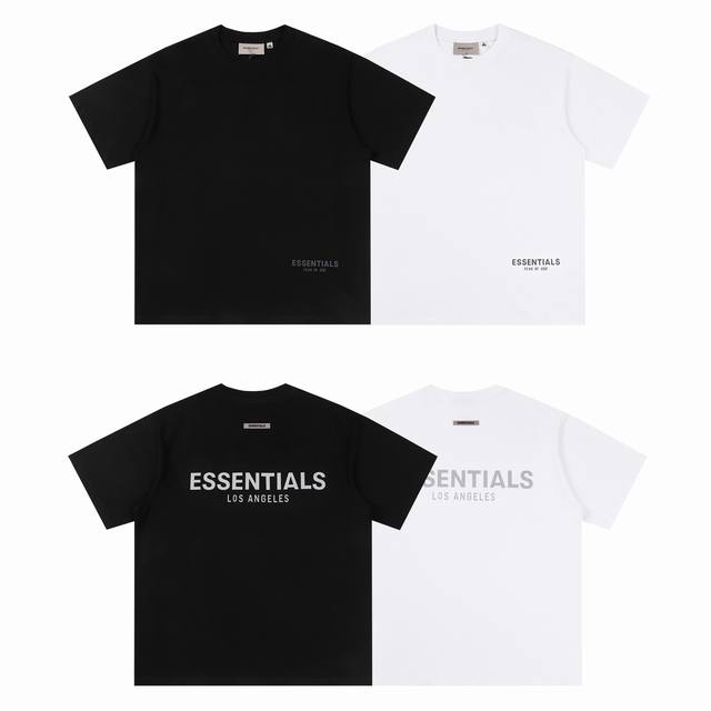 Fear Of God Fog复线 #F23 Essentials 字母Logo短袖 颜色：白 黑 尺码：S~Xl