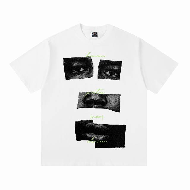 Vt2556 复古美式短袖T 颜色：白色 码数:S-Xl