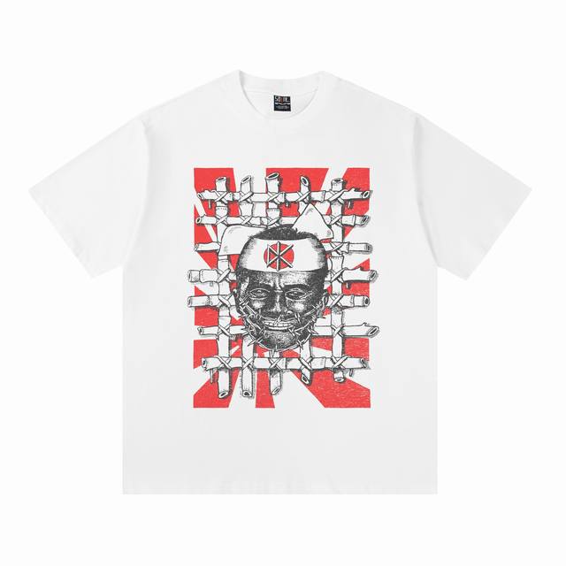 Vt2535 复古美式短袖T 颜色：白色 码数:S-Xl 复古 Dead Kennedys 柬埔寨假日 T恤 朋克硬核乐队 Dead Kennedys 成立于