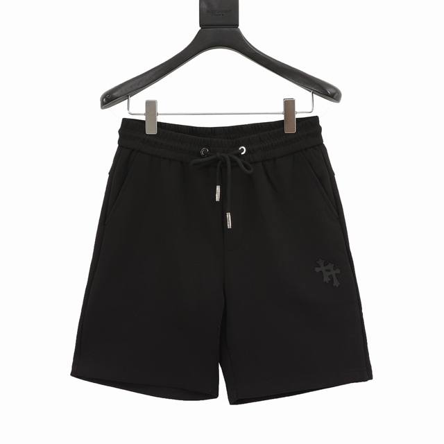 Chrome Hearts 克罗心 十字贴布绣花短裤 原版香港国专8700购入，面料采用330克全棉材质，手感软糯舒适，成衣水洗工艺，进口Tajima机台定位刺