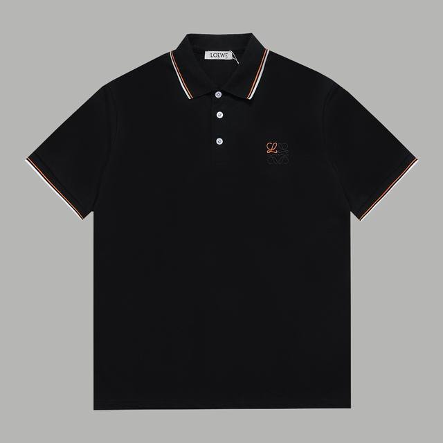 顶级版本 区别通货 款式：罗意威Loewe拼色刺绣立领polo 颜色：图片色 尺码：S-Xxl 面料：高克重提花精梳棉 辅料：全套定制辅料 无性别区分 男女同款