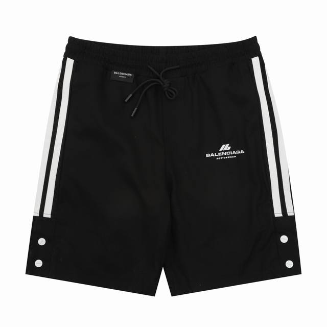 Balenciaga巴黎世家 织带字母刺绣短裤 Size:Xs-L