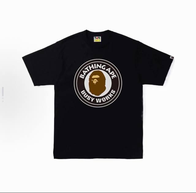 00185款Bape 字母印花短袖T恤 男女同款 码数Smlxlxxl 黑色，白色